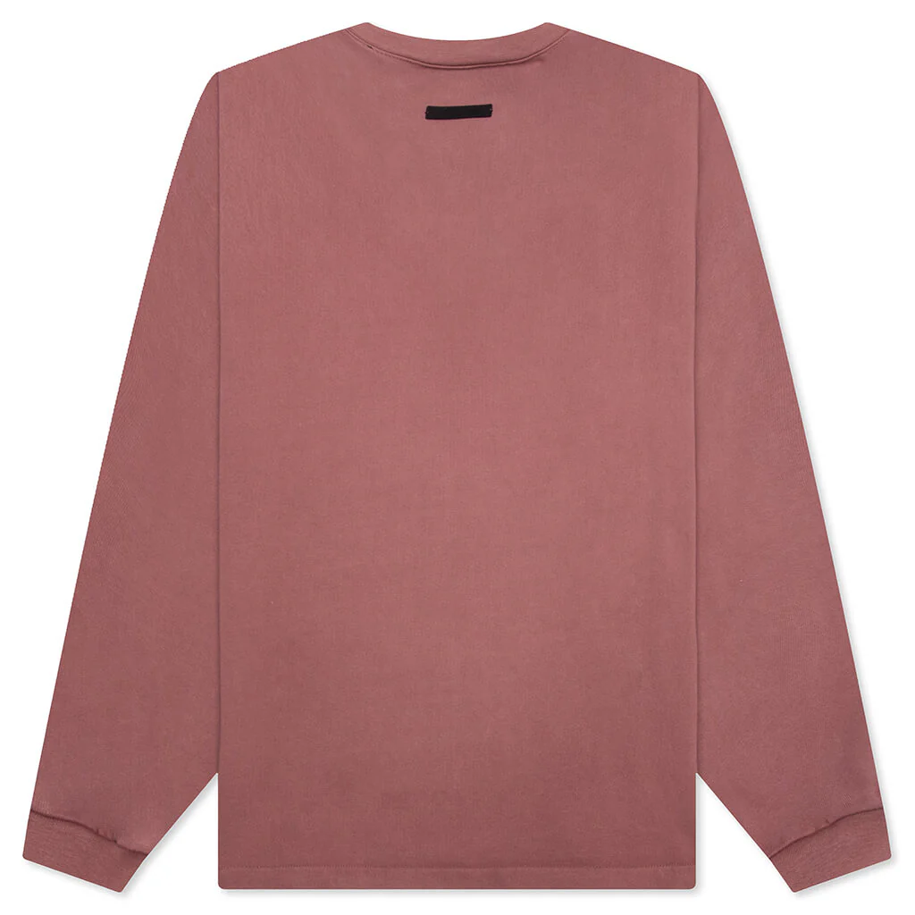 Heavy L/S Tee - Crimson - Image 2