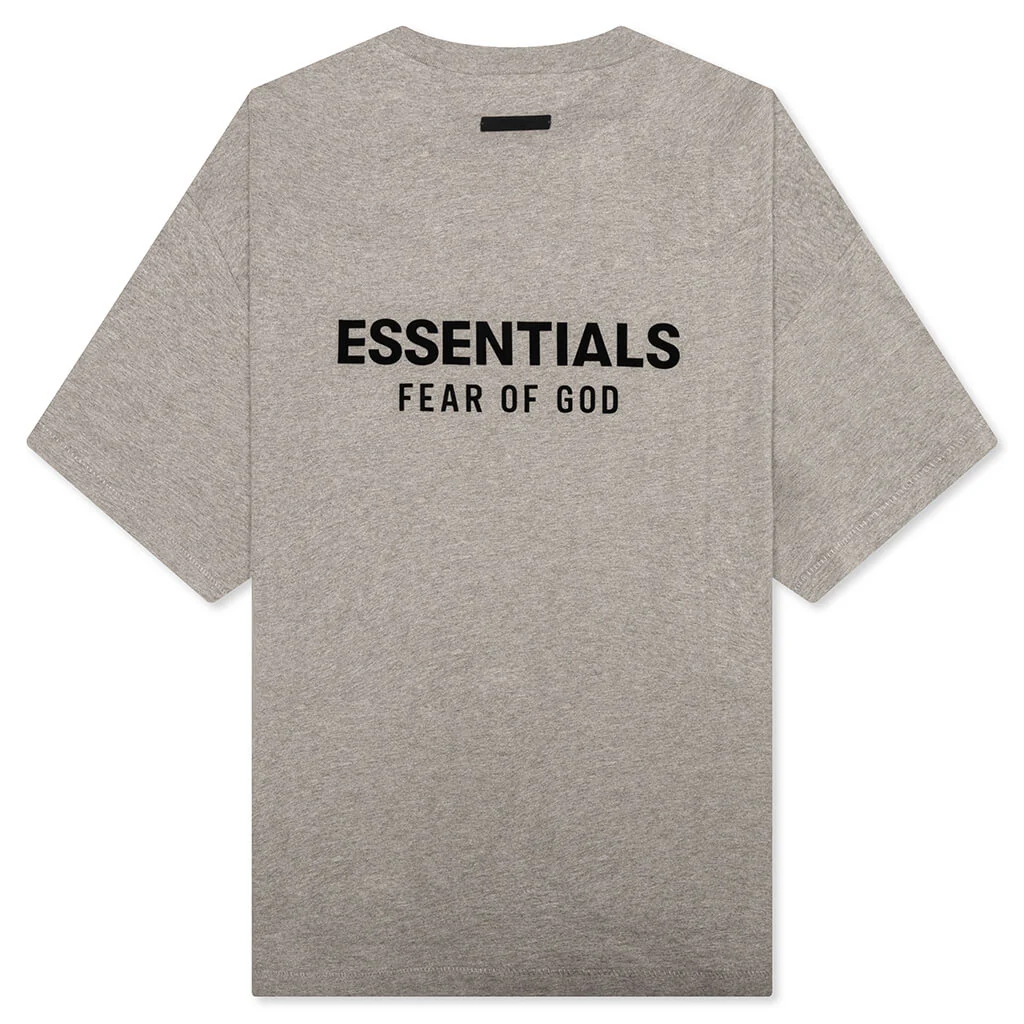 Jersey Crewneck T-Shirt - Heather Gray - Image 2