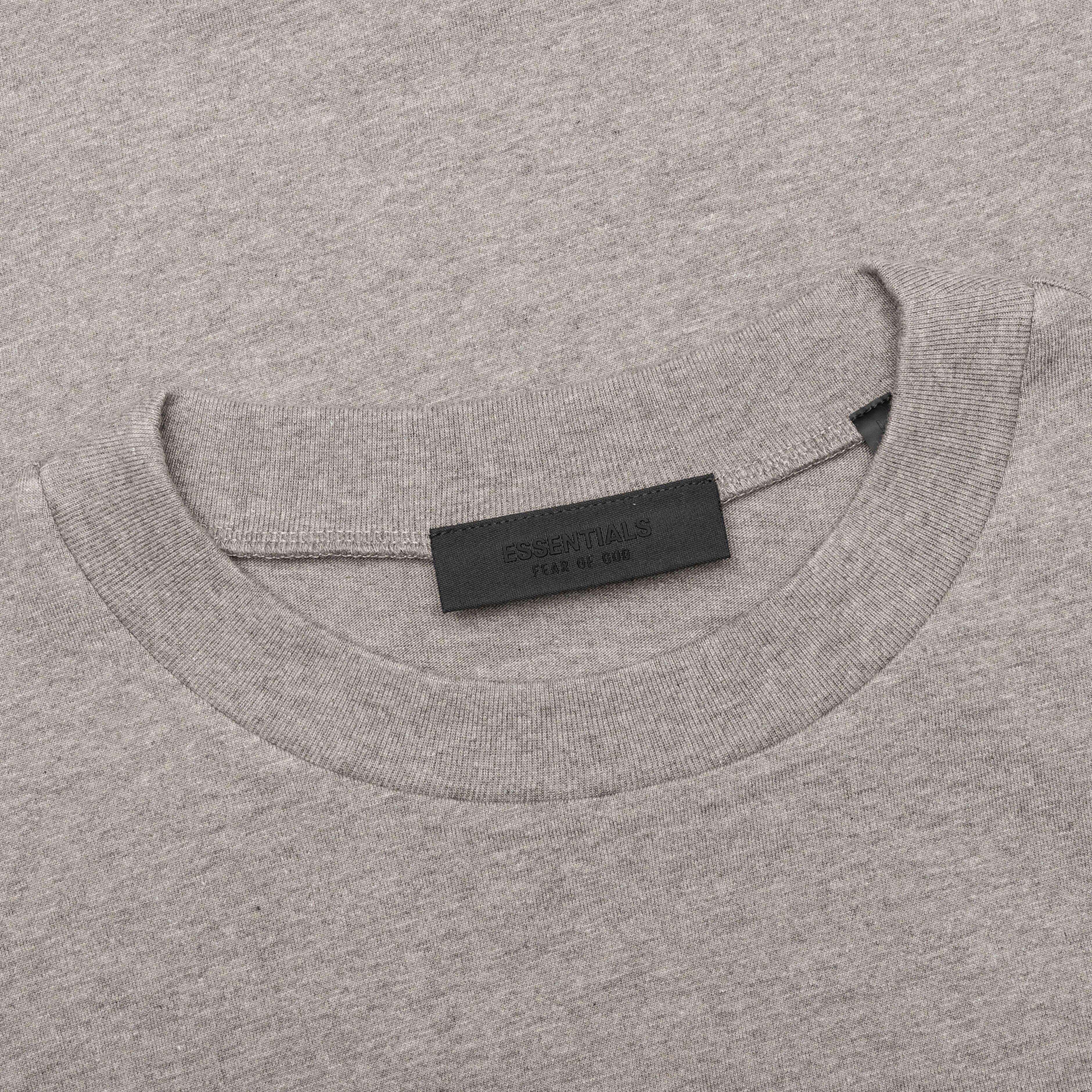Jersey Crewneck T-Shirt - Heather Gray - Image 3