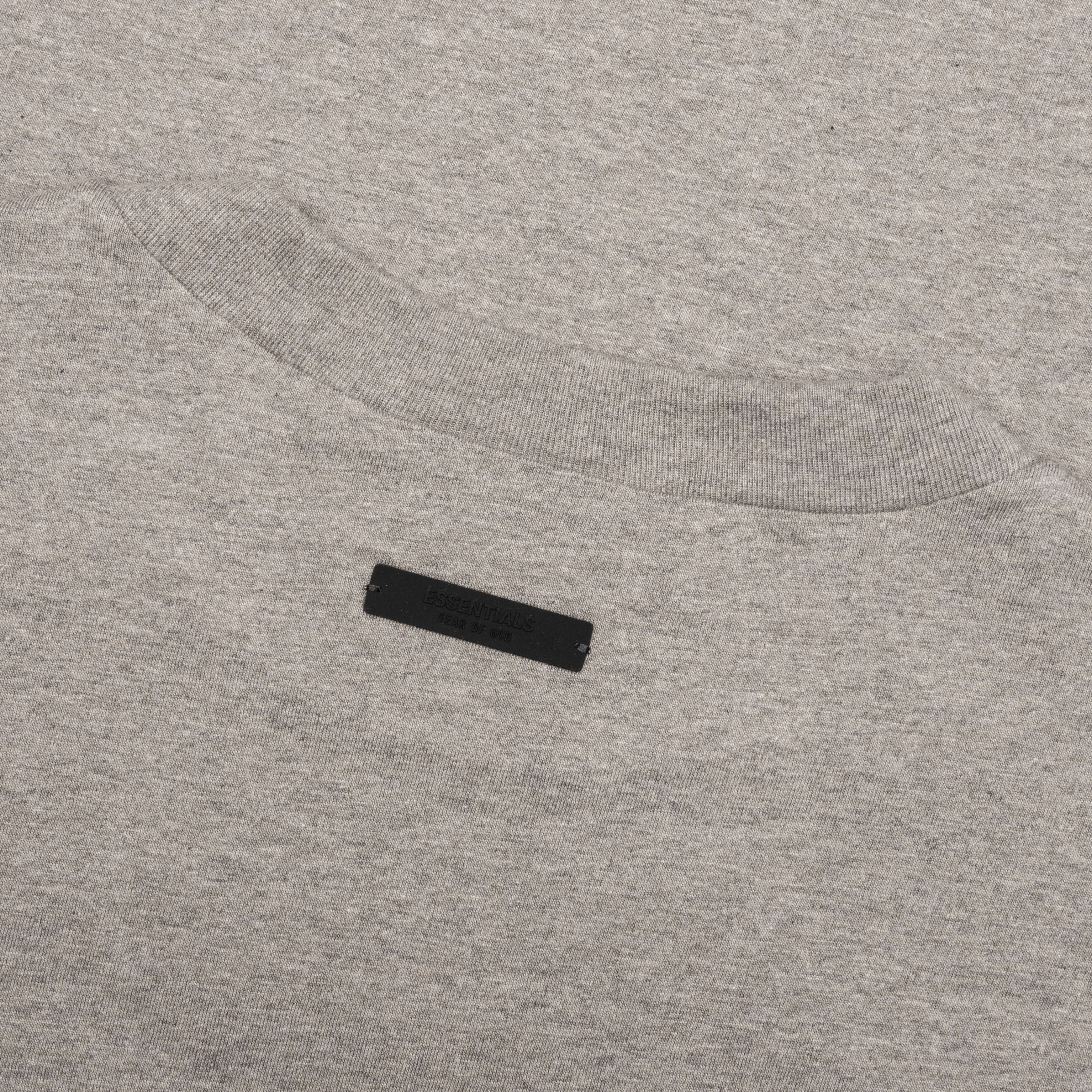 Jersey Crewneck T-Shirt - Heather Gray - Image 5