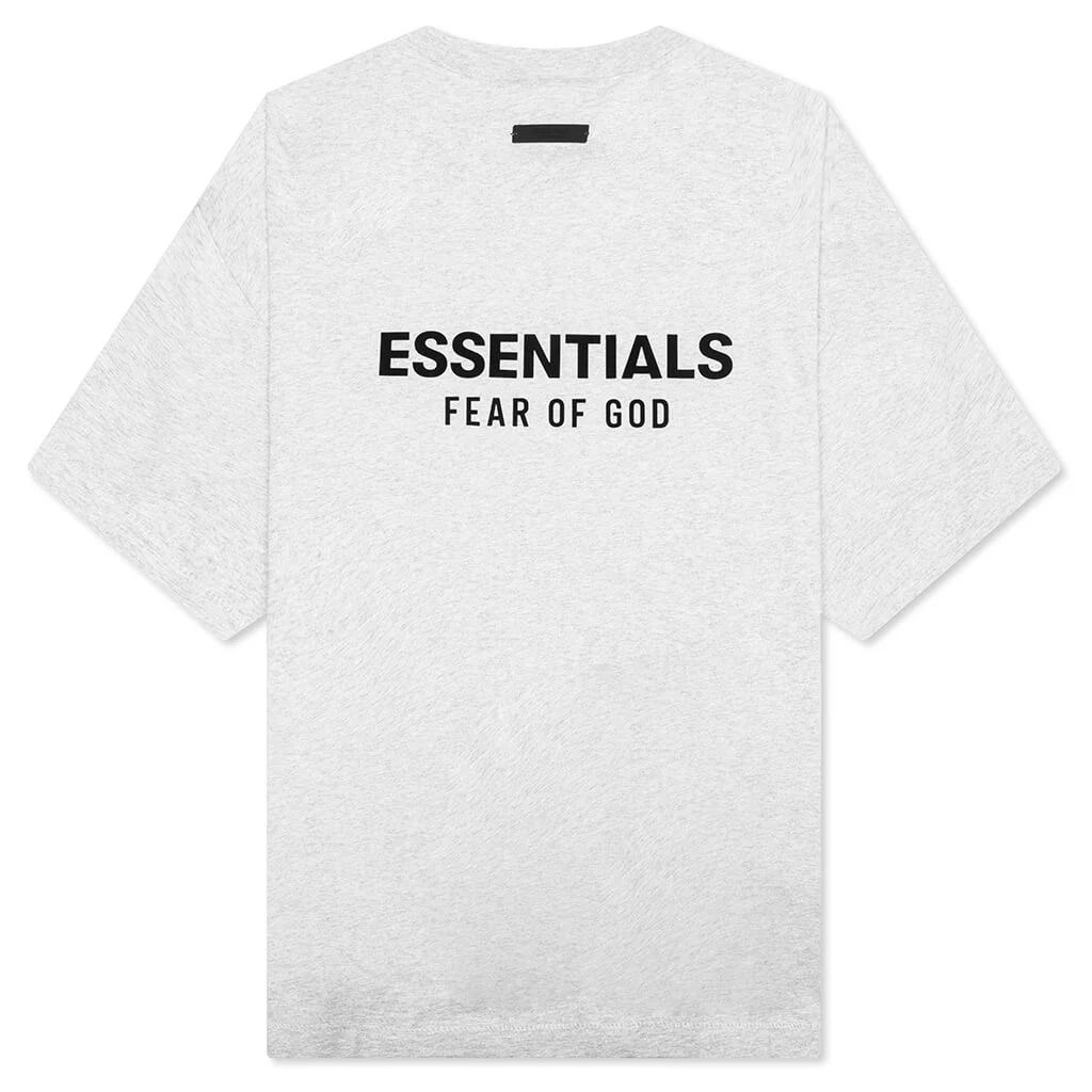 Jersey Crewneck T-Shirt - Light Heather Gray - Image 2