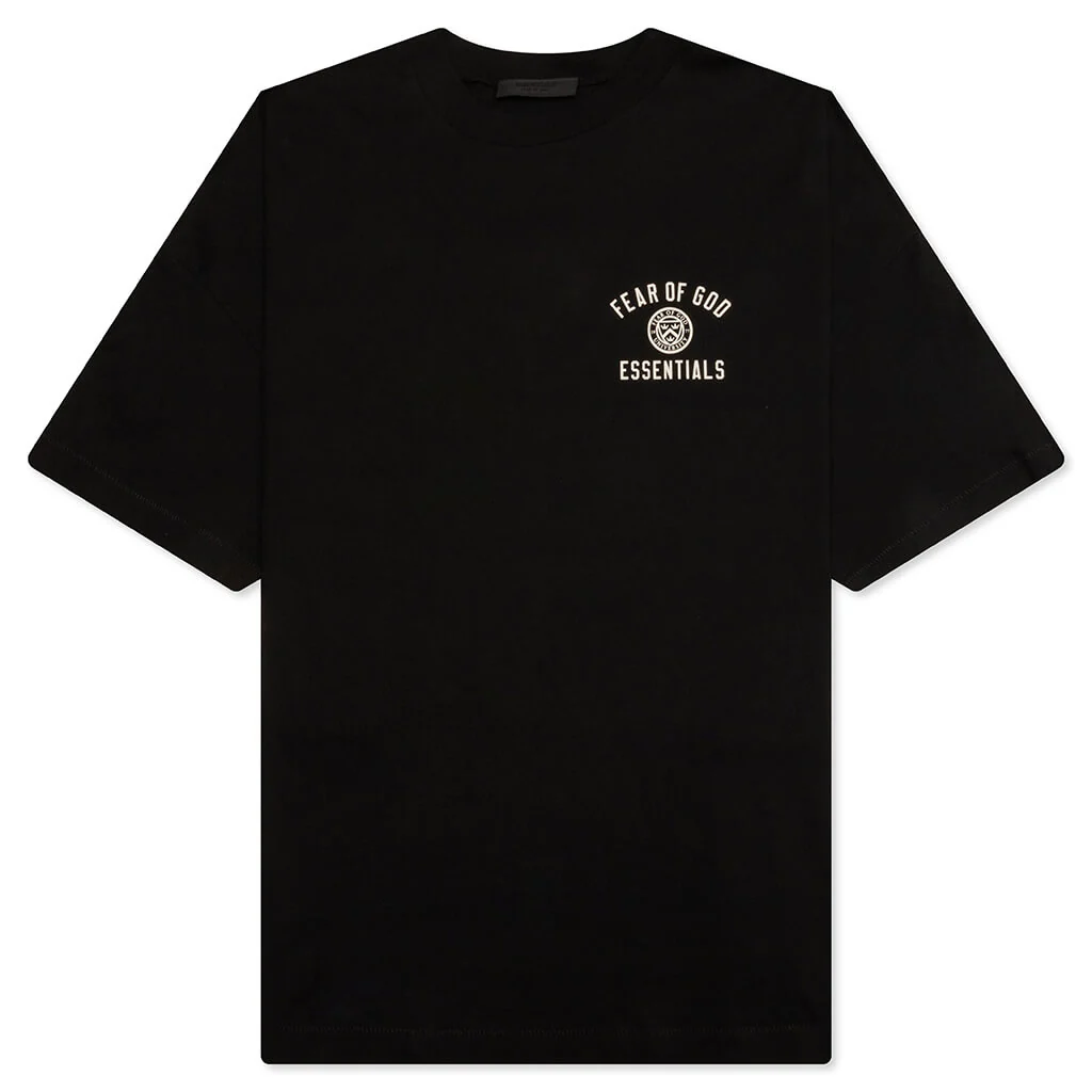 Jersey Crewneck Tee - Black