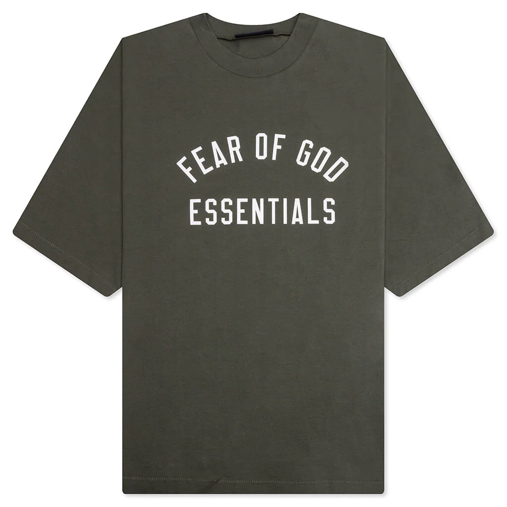 Jersey Crewneck Tee - Military