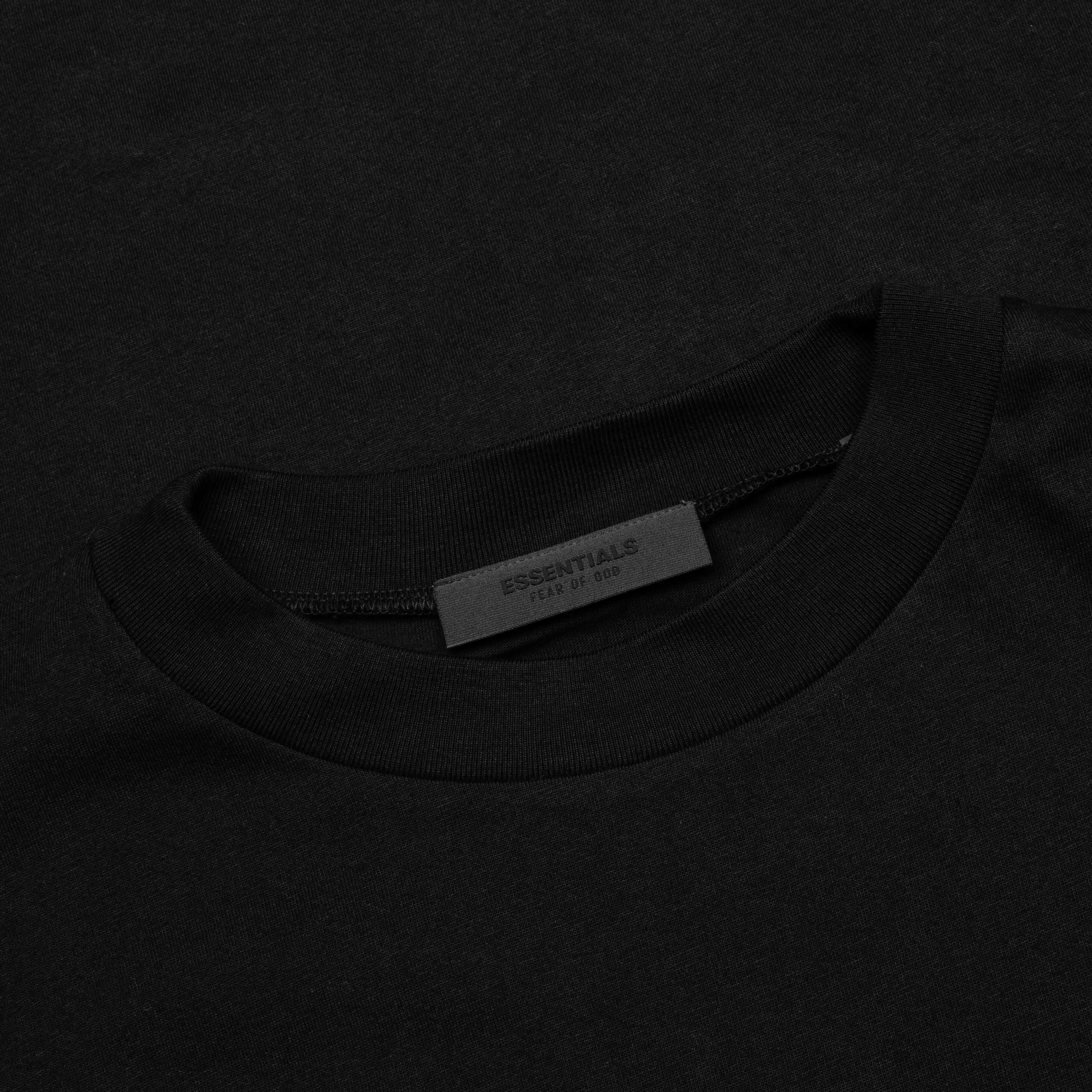 Jersey Long Sleeve T-Shirt - Black - Image 3