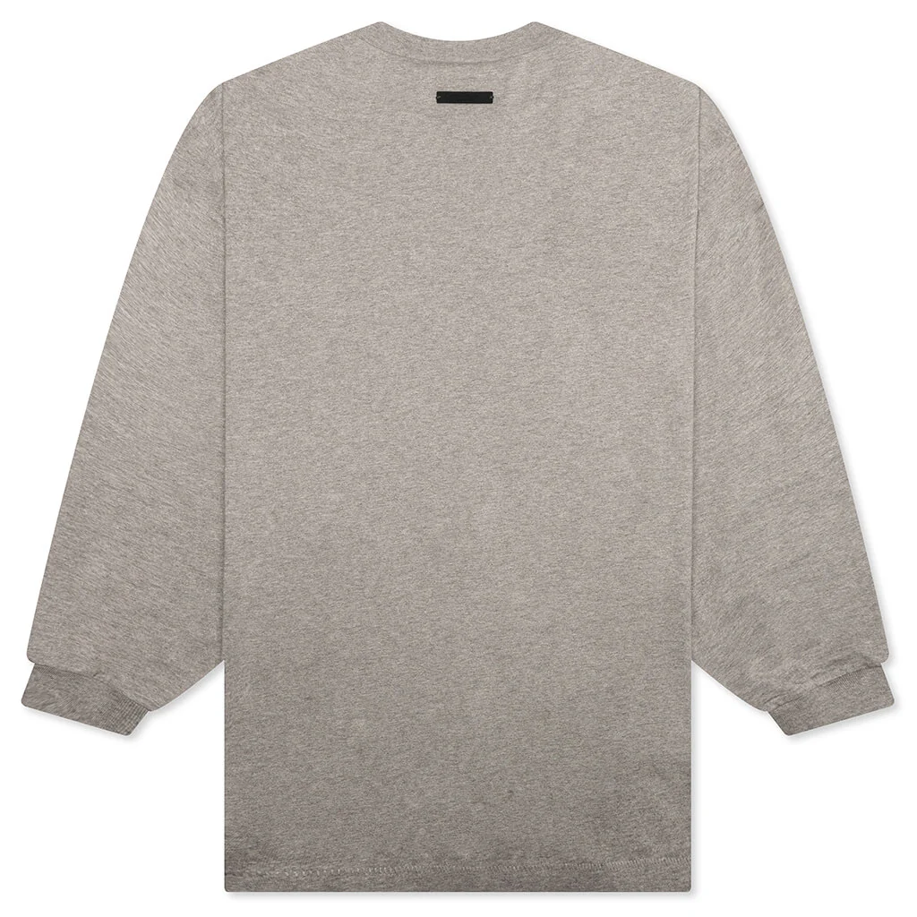 Jersey Long Sleeve Tee - Heather Gray - Image 2
