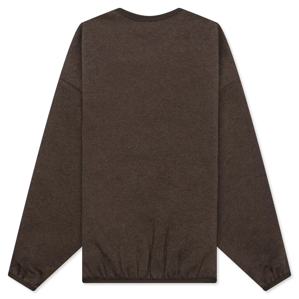 Essentials Kid's Crewneck - Heather Wood - Image 2