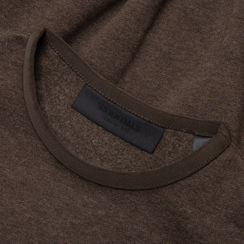 Essentials Kid's Crewneck - Heather Wood - Image 3