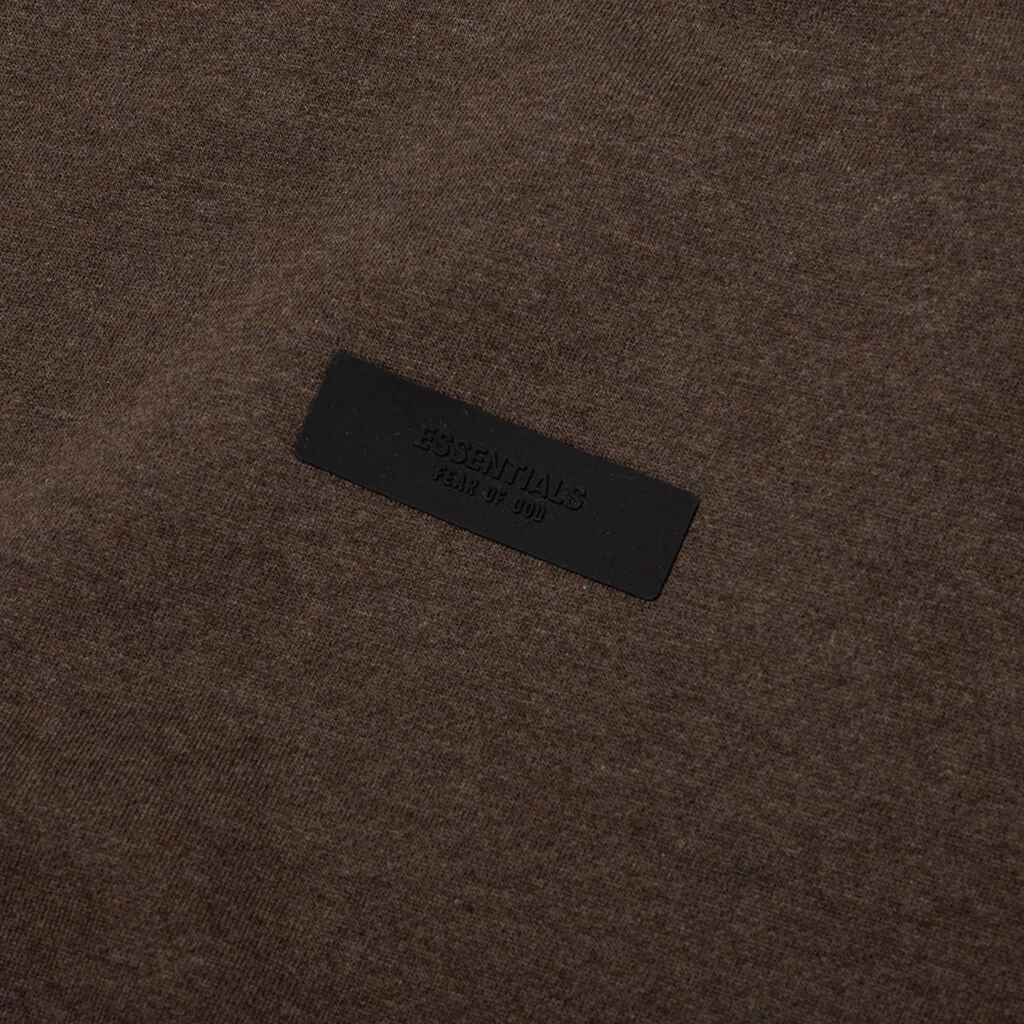 Essentials Kid's Crewneck - Heather Wood - Image 4