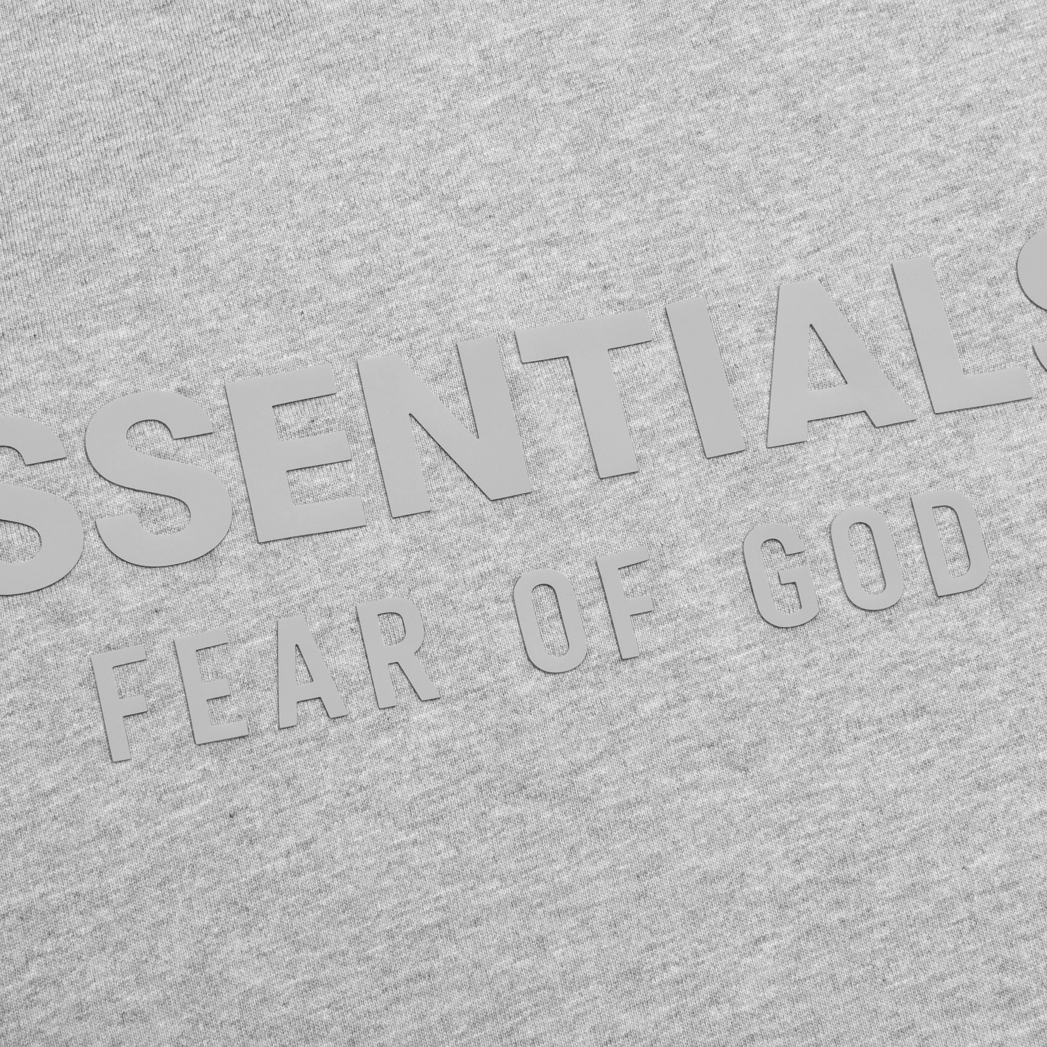 Kids S/S Tee - Dark Heather Oatmeal - Image 3
