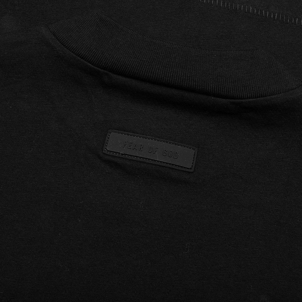Kid's Crewneck T-Shirt - Jet Black - Image 4
