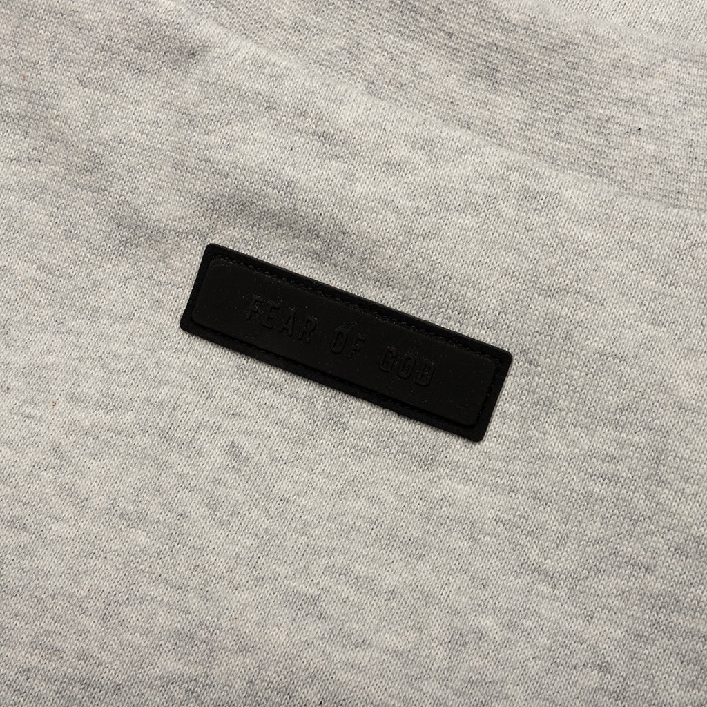Kid's Heavy Jersey Crewneck T-Shirt - Light Heather Grey - Image 4