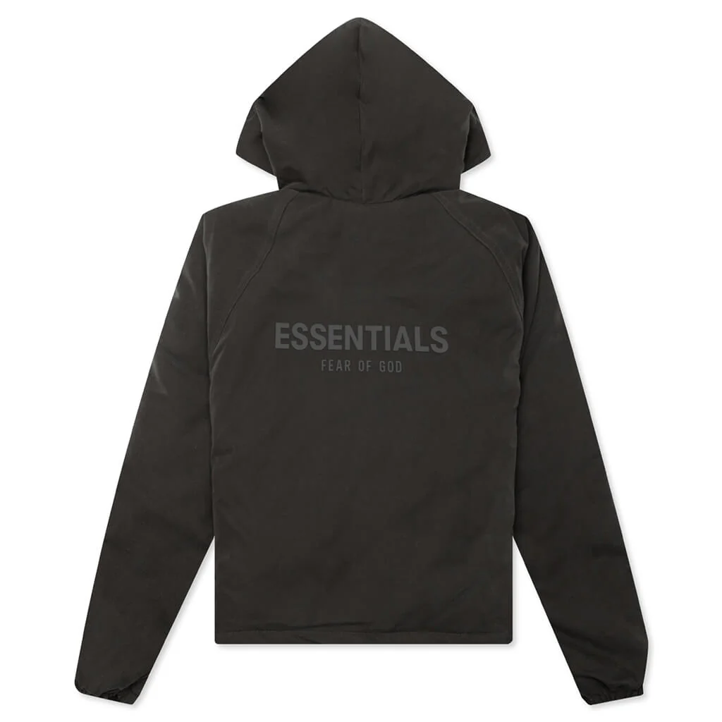 Kid's Fullzip Hoodie - Off Black - Image 2