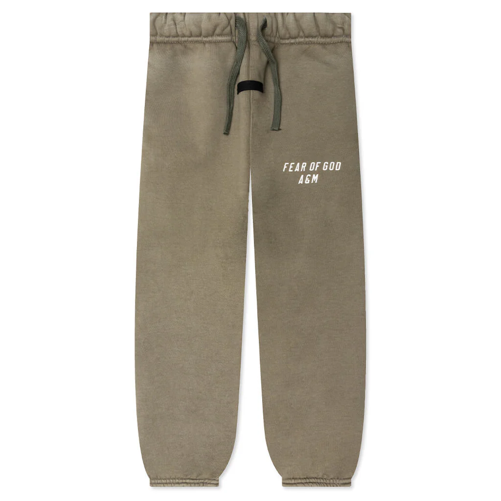 Kid's Heavy Fleece Sweatpant - Military