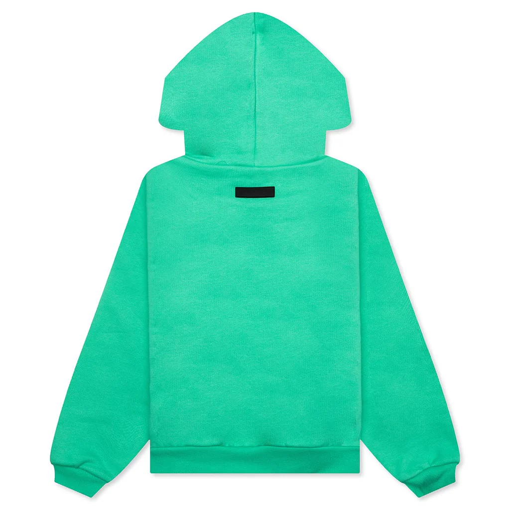 Kids Hoodie - Mint Leaf - Image 2