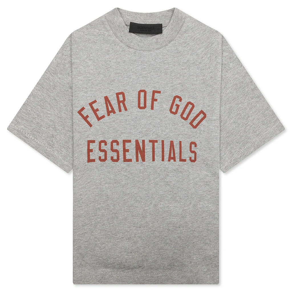 Kid's Jersey Crewneck Tee - Dark Heather