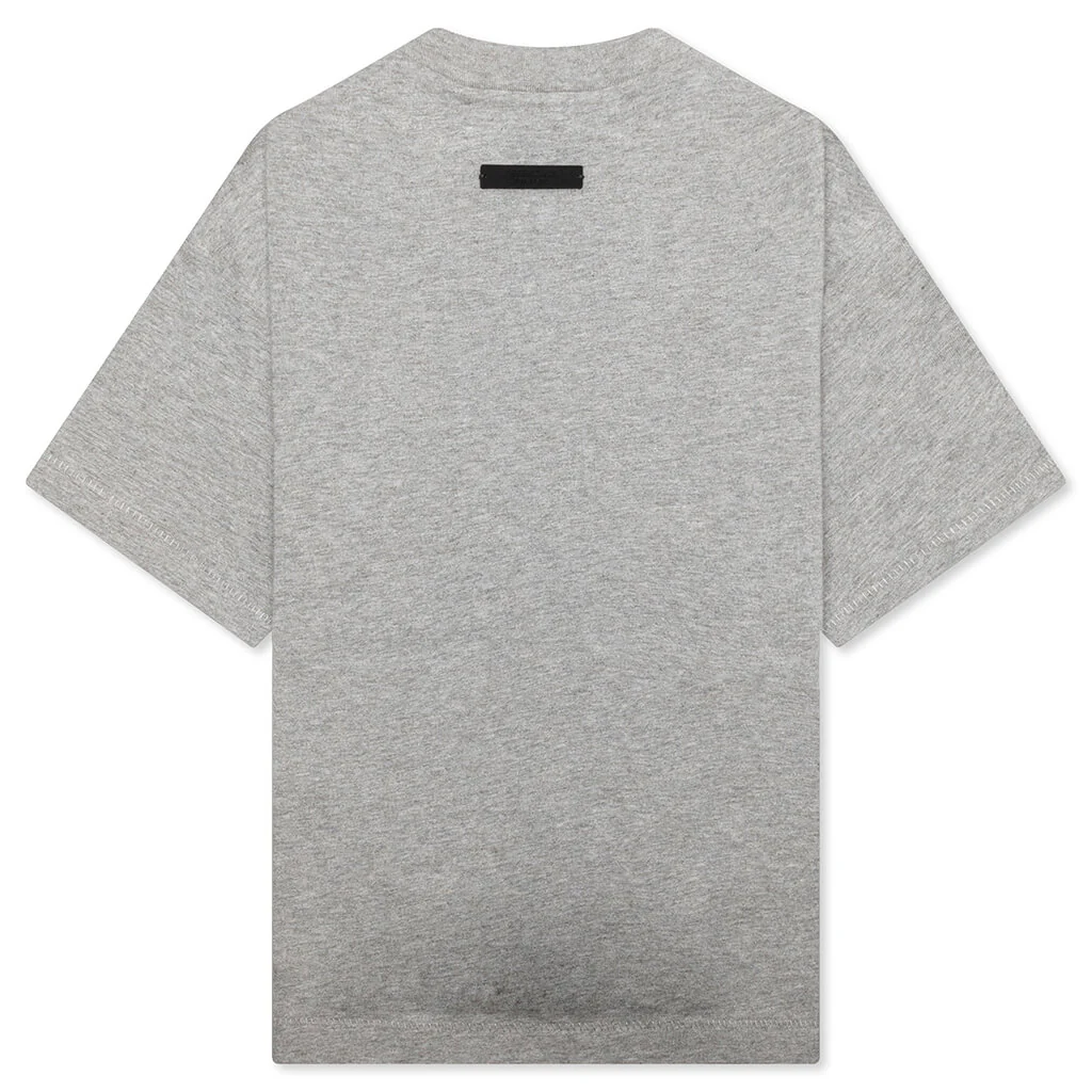 Kid's Jersey Crewneck Tee - Dark Heather - Image 2