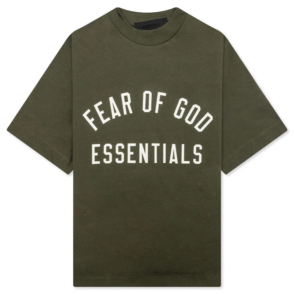 Kid's Jersey Crewneck Tee - Military