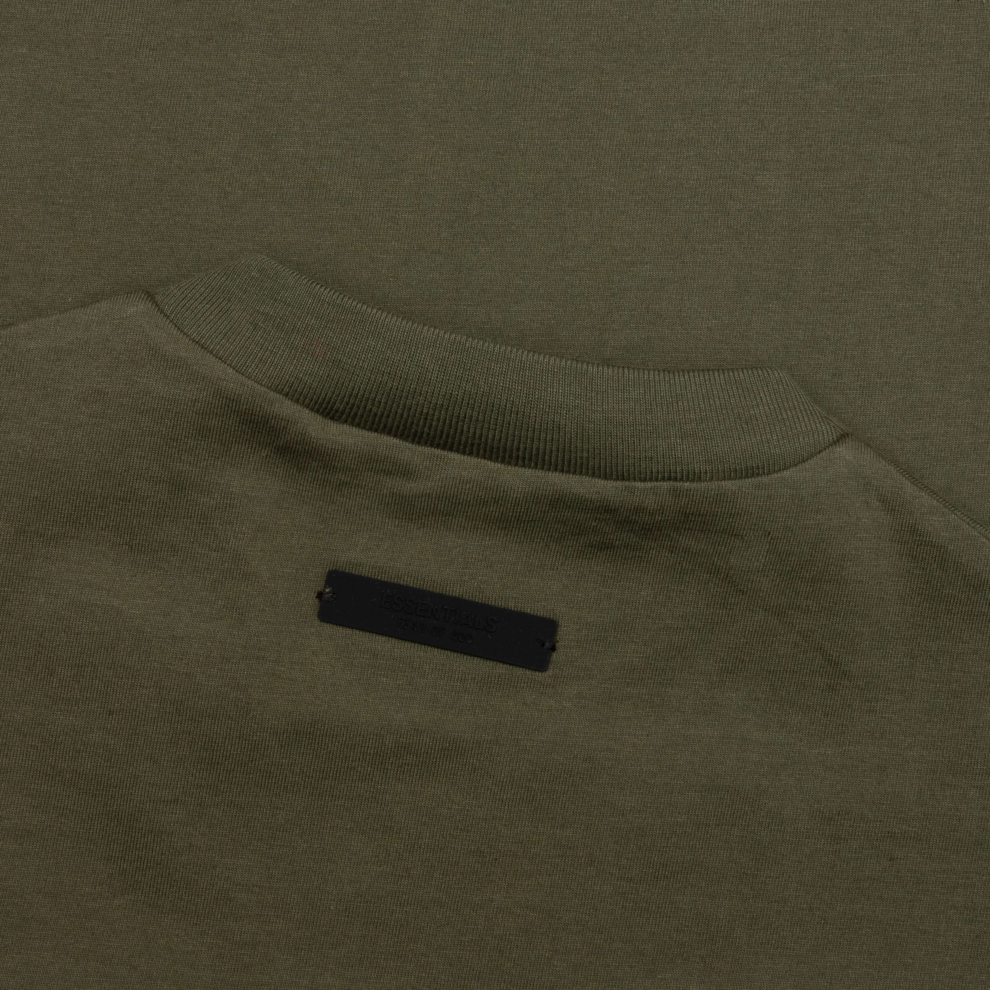 Kid's Jersey Crewneck Tee - Military - Image 4