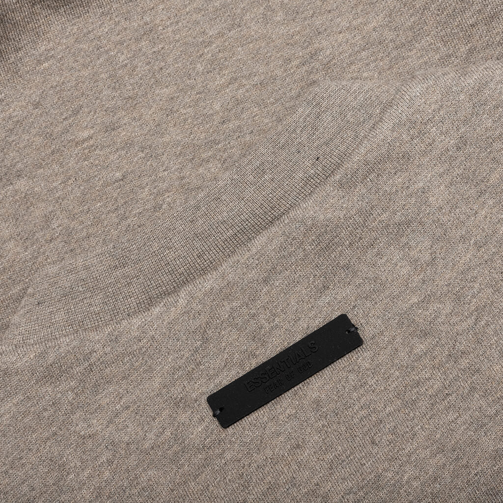 Kid's Fleece Crewneck - Heather Gray - Image 4