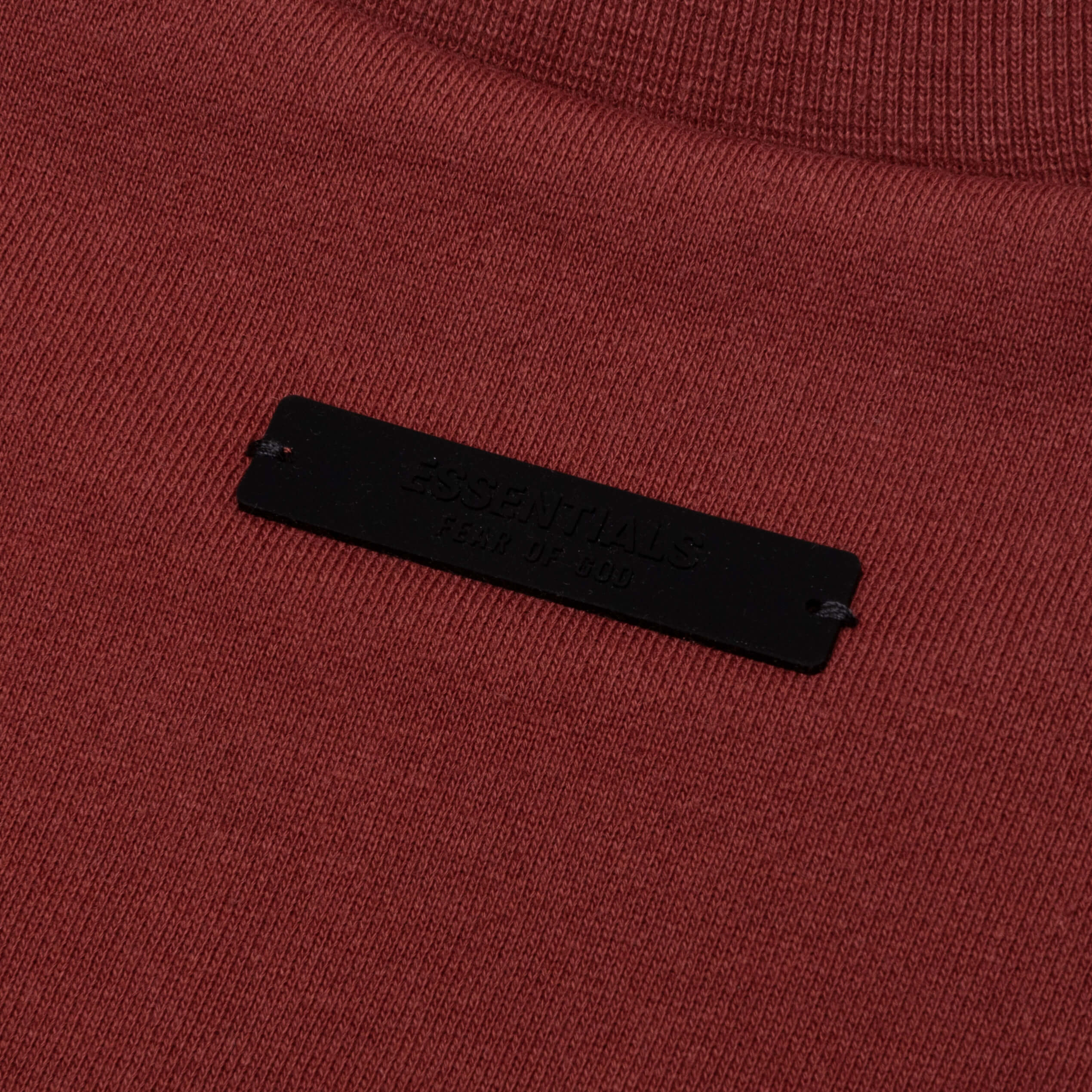 Kid's Fleece Crewneck - Crimson - Image 5