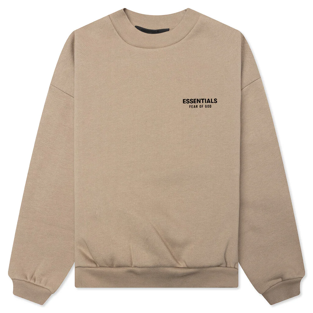 Kid's Fleece Crewneck - Desert Sand