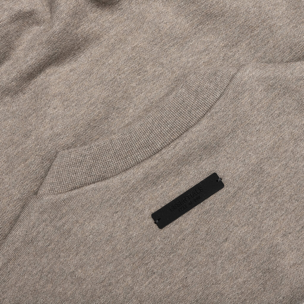 Kid's Fleece Crewneck - Heather Gray - Image 3