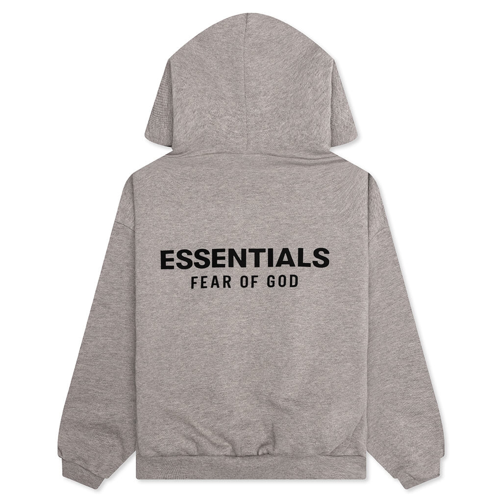 Kid's Fleece Hoodie - Heather Gray - Image 2