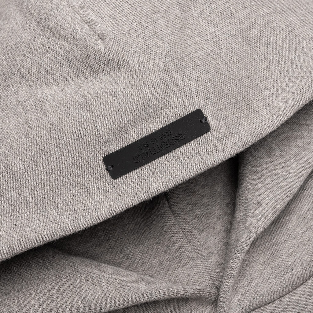 Kid's Fleece Hoodie - Heather Gray - Image 3