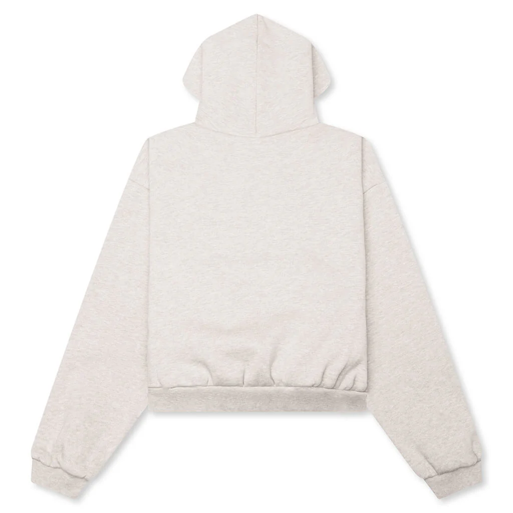 Kid's Fleece Hoodie - Heather Stone - Image 2