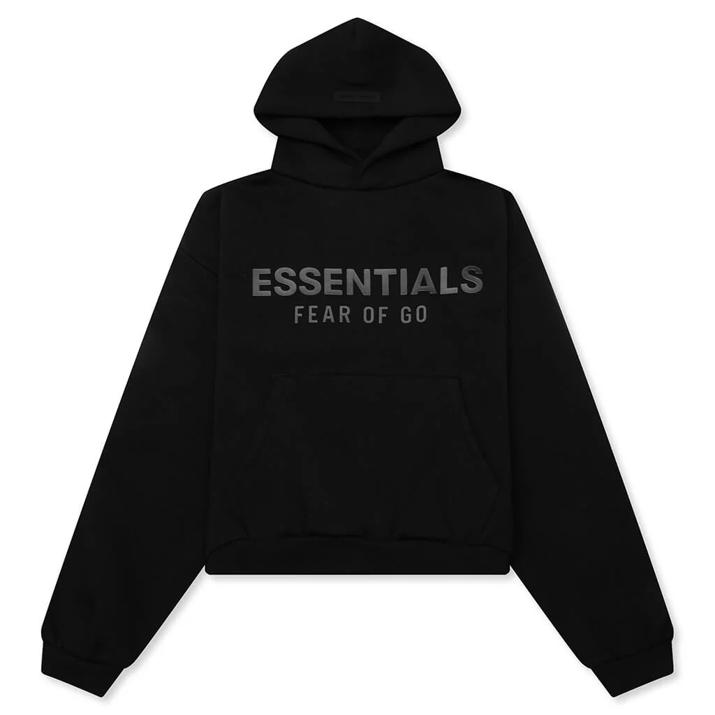 Kid's Fleece Hoodie - Jet Black