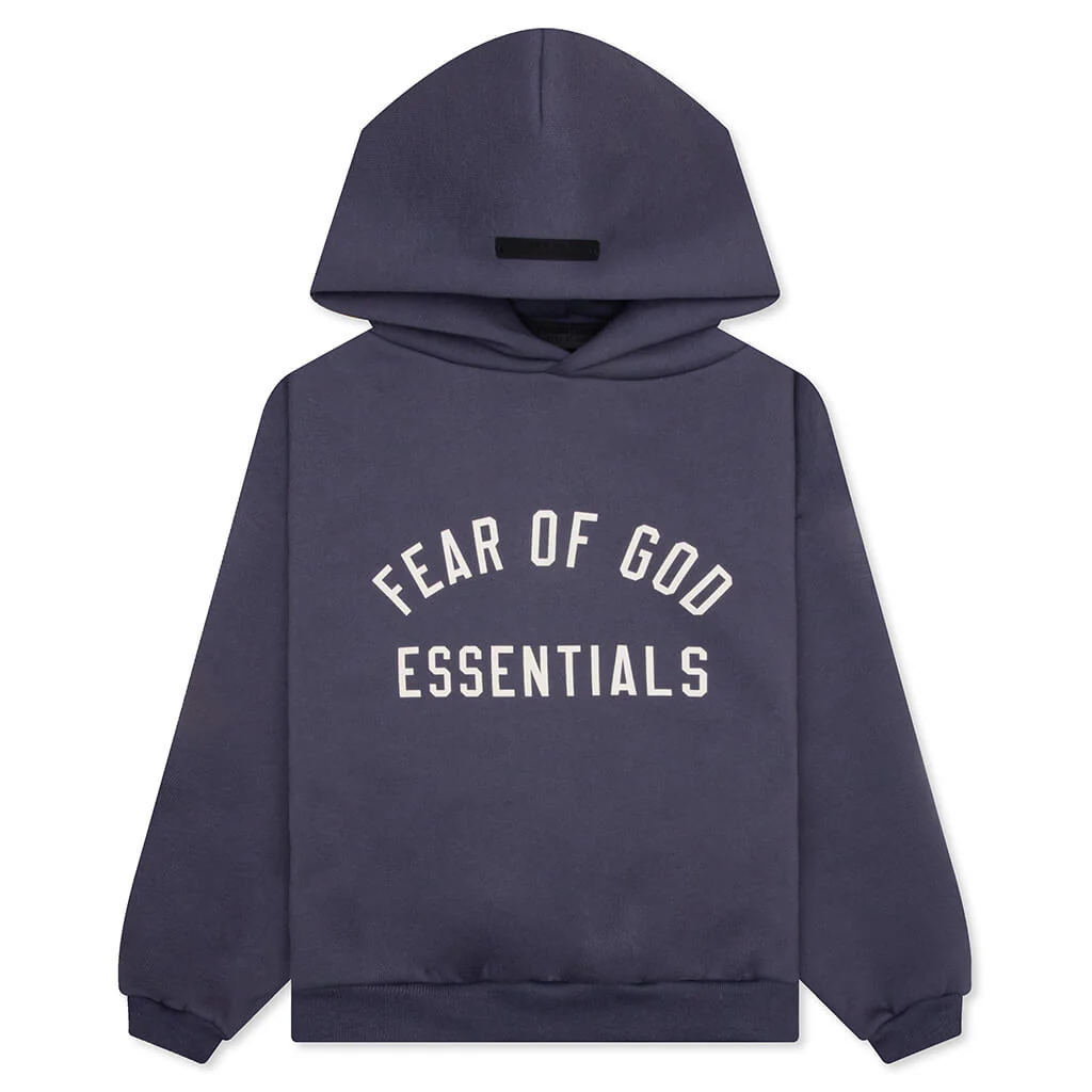 Kid's Fleece Hoodie - Marine