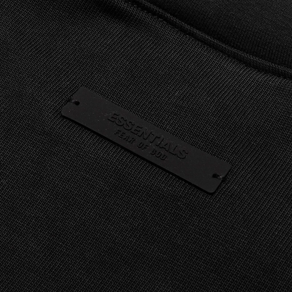Kid's Heavy Long Sleeve Tee - Black - Image 3