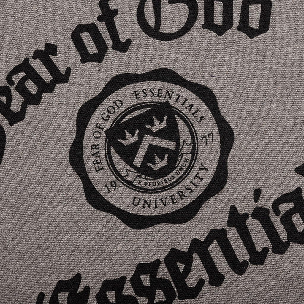 Kid's Heavy Long Sleeve Tee - Heather Gray - Image 3