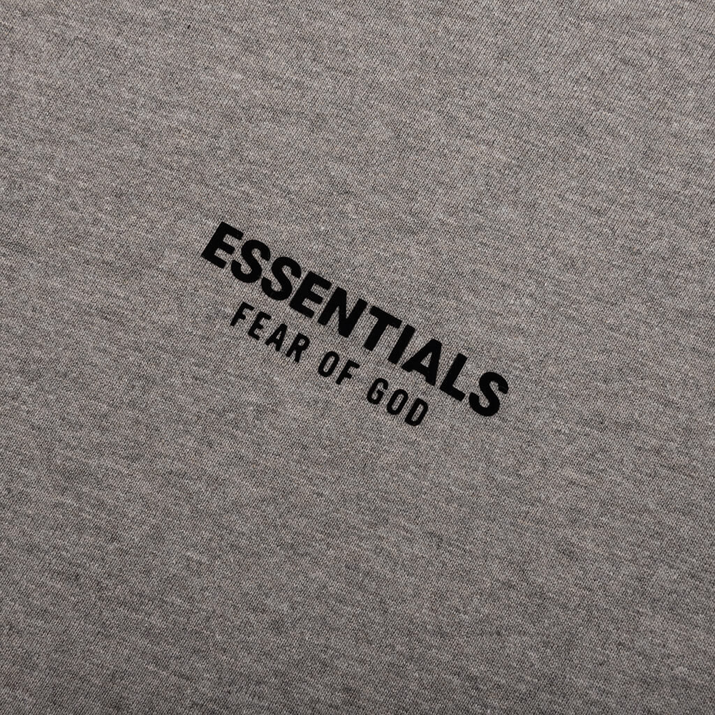 Kid's Jersey Crewneck Tee- Heather Gray - Image 5