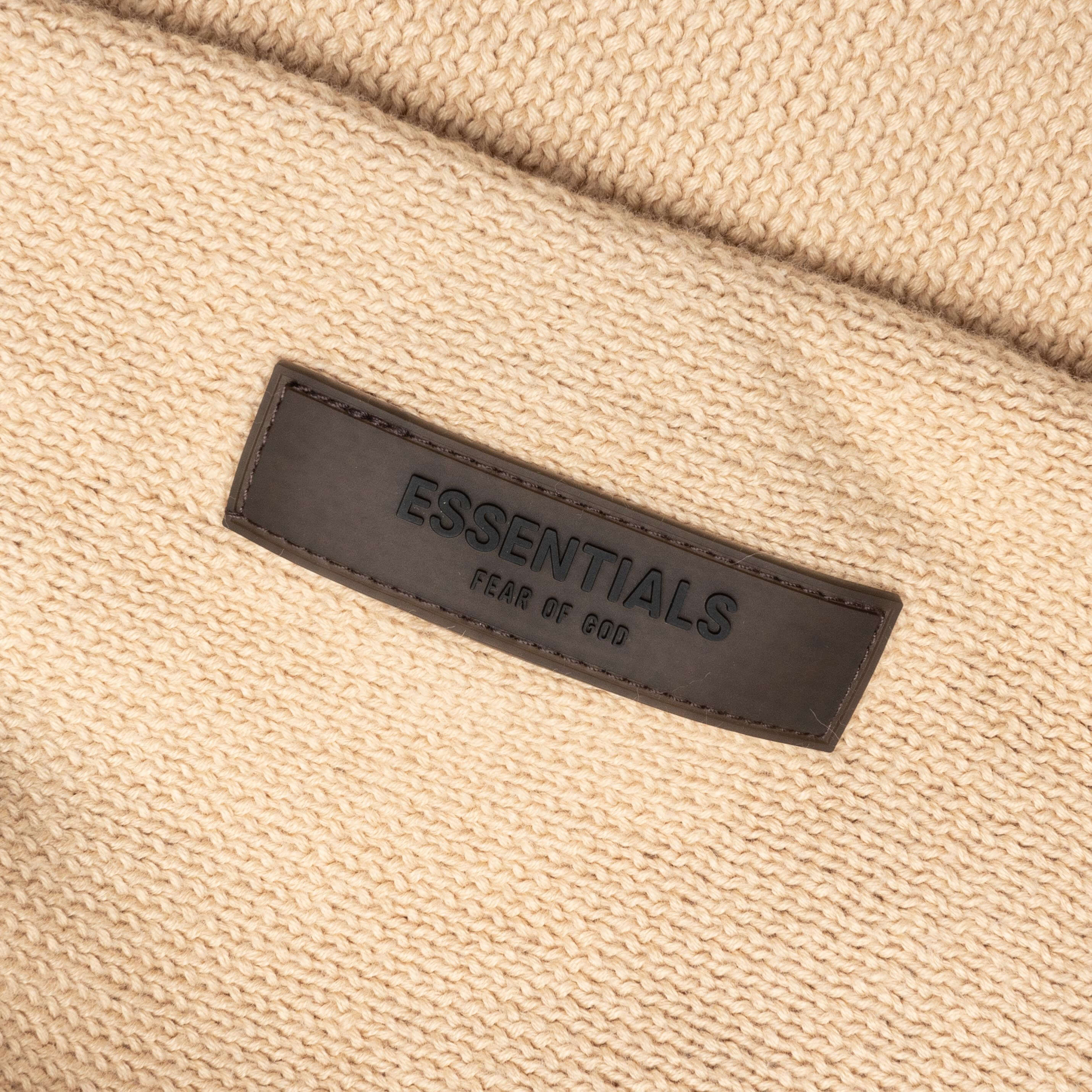 Kid's Knit Hoodie - Sand - Image 3