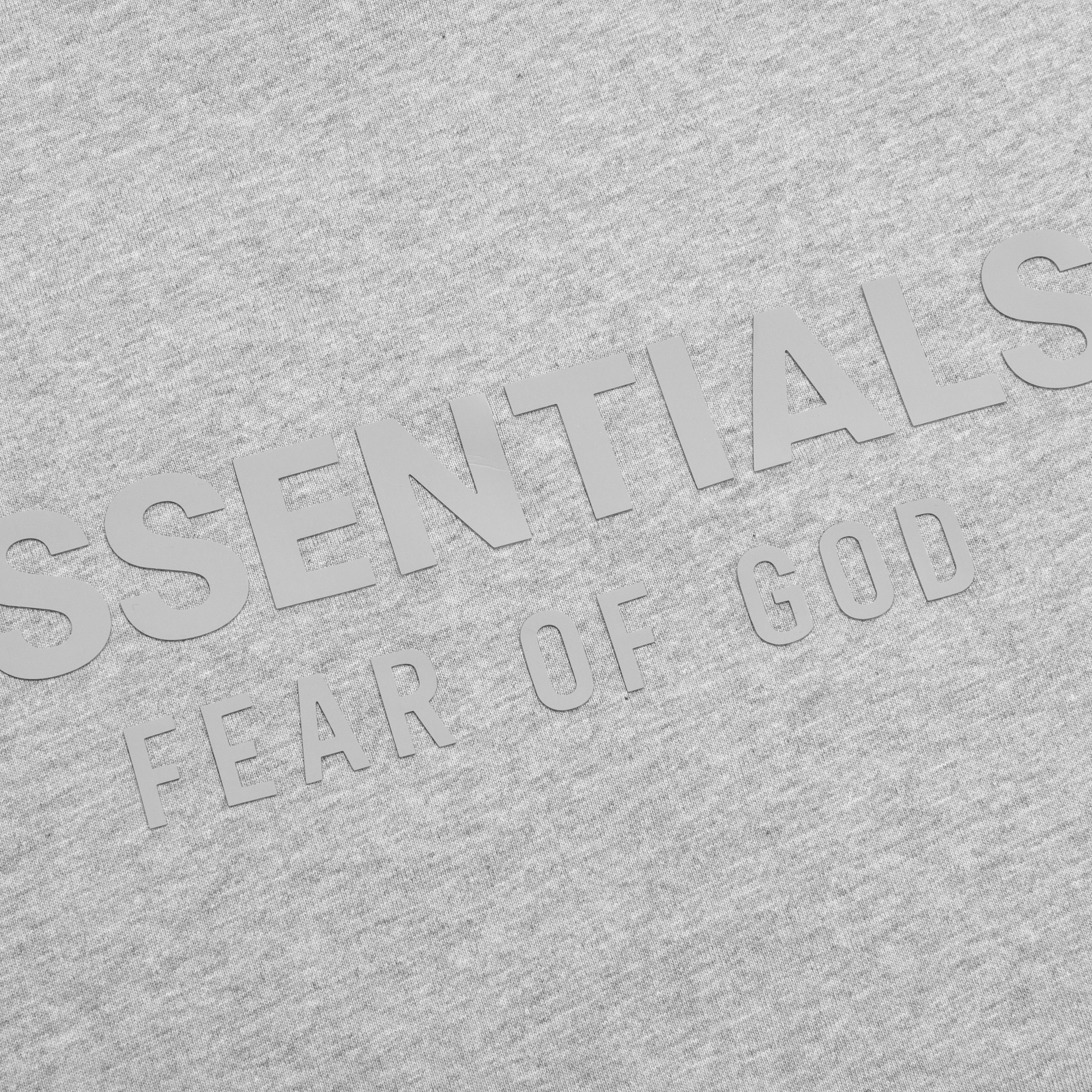 Kids L/S Shirt - Dark Heather Oatmeal - Image 3