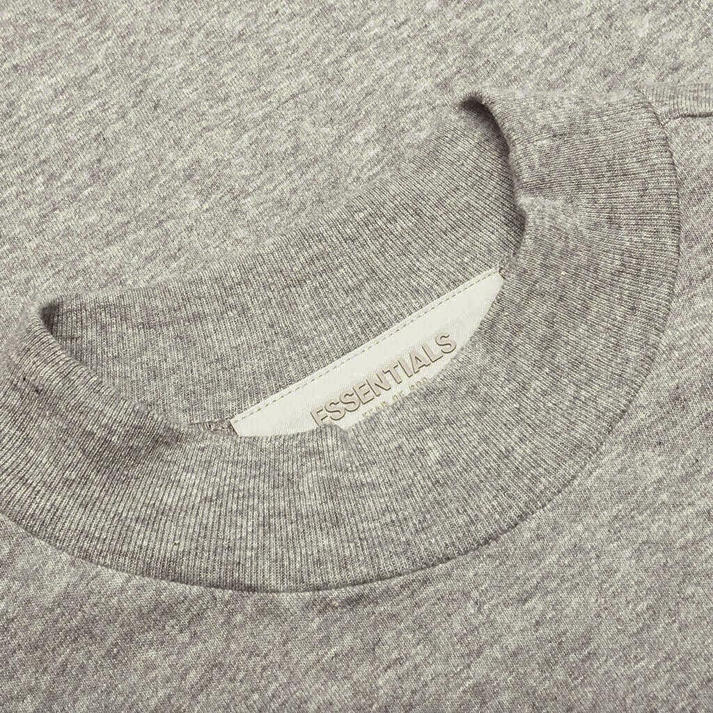 Kid's Core L/S Tee - Dark Oatmeal - Image 3
