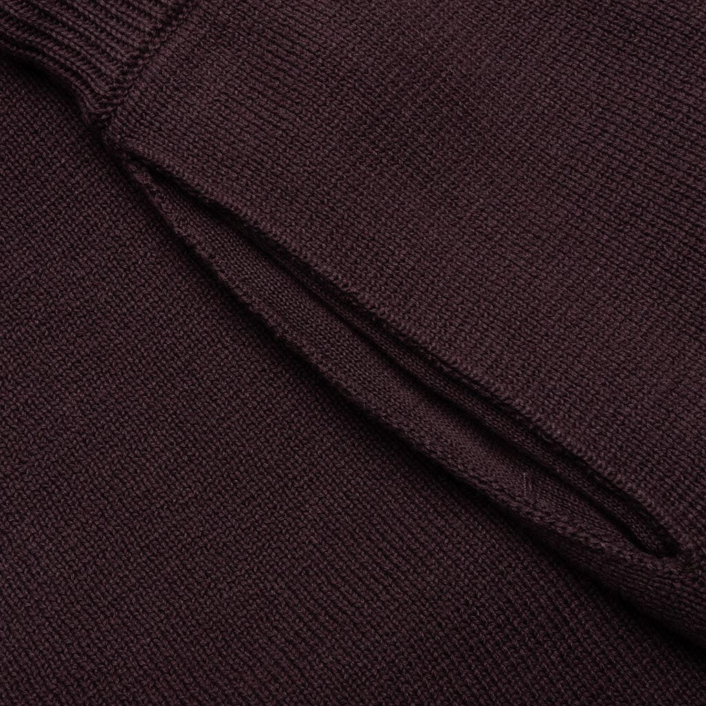 Kid's Relaxed Knit Sweatpant - Plum - Image 4