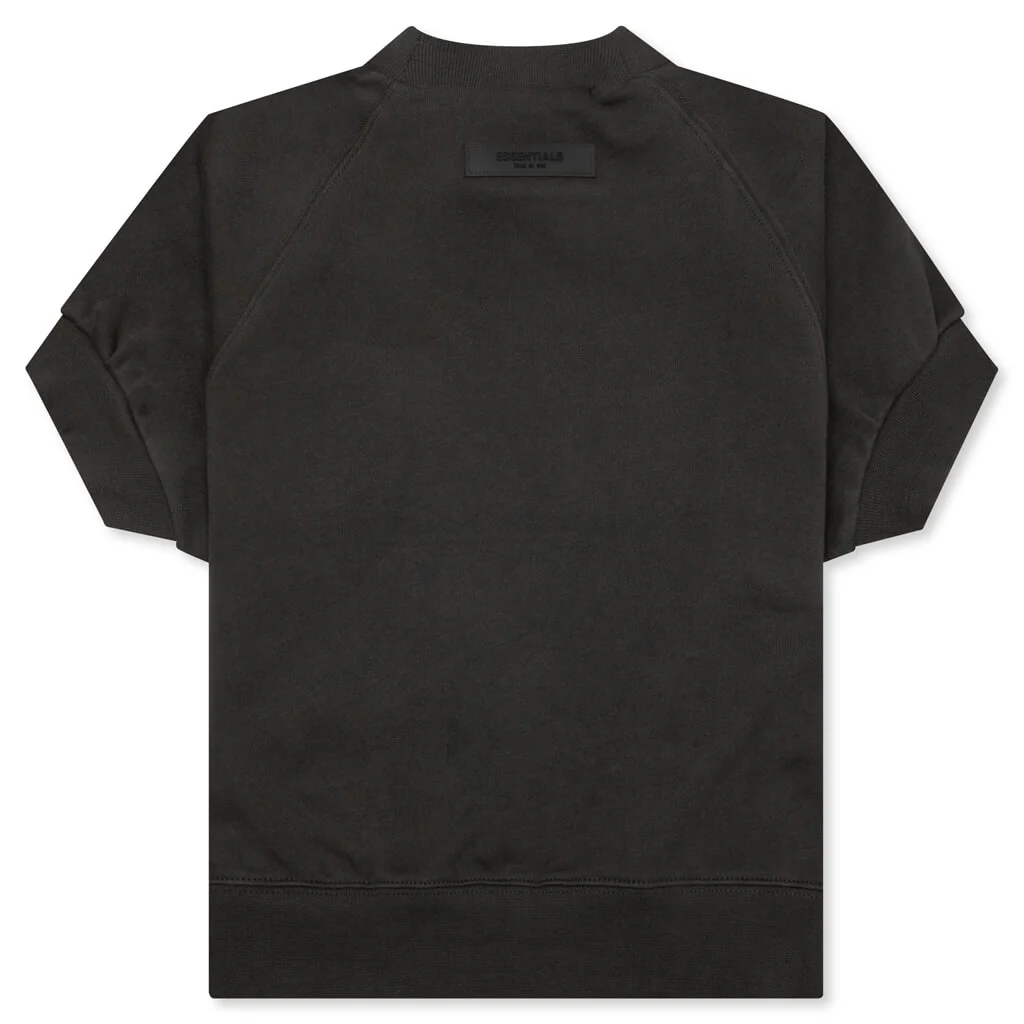 Kid's S/S Sweatshirt - Off Black - Image 2