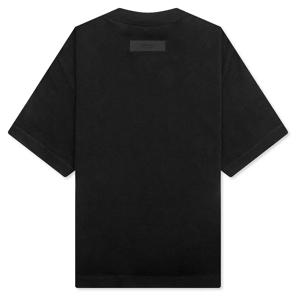 Essentials Kid's S/S Tee - Black - Image 2
