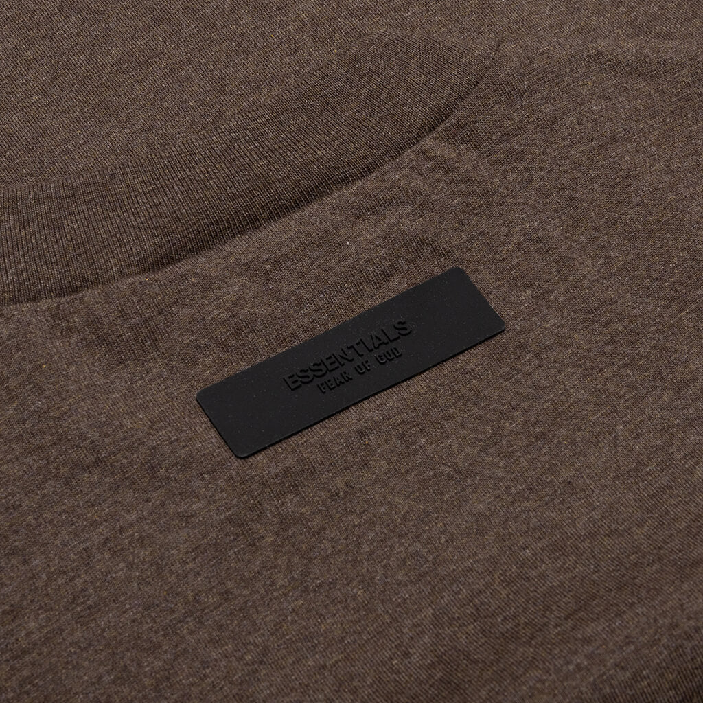 Essentials Kid's S/S Tee - Heather Wood - Image 4