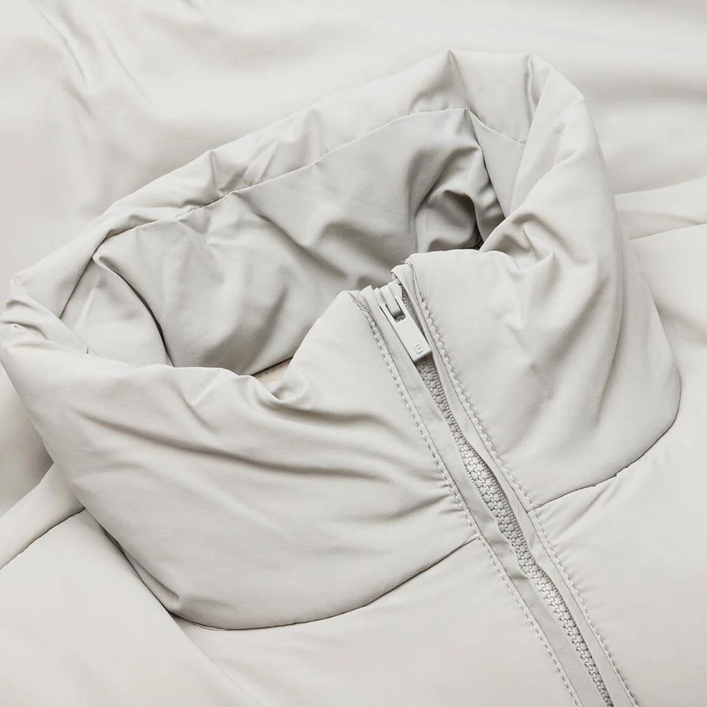 Nylon Puffer Jacket - Seal - Image 3