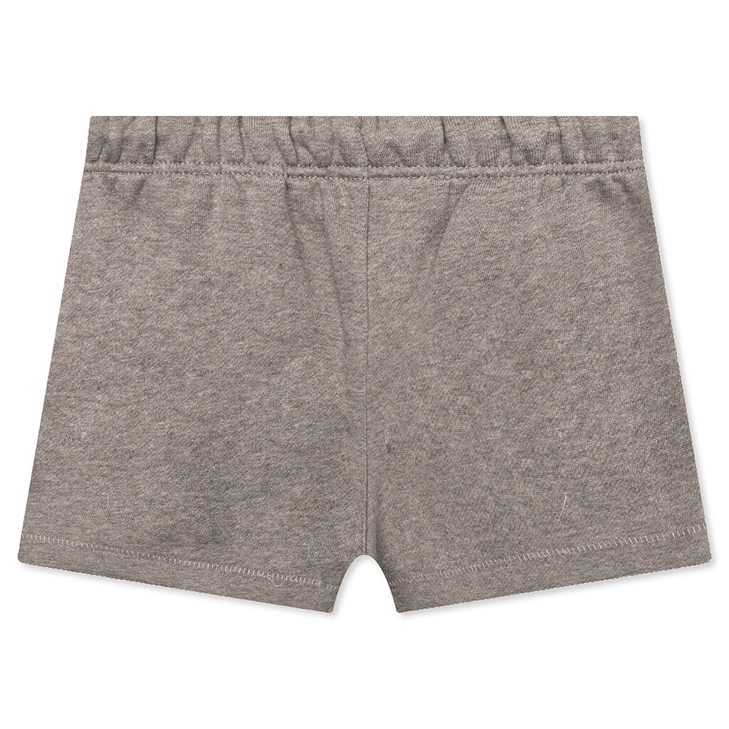 Essentials Kid's Sweatshort - Heather Grey - Image 2