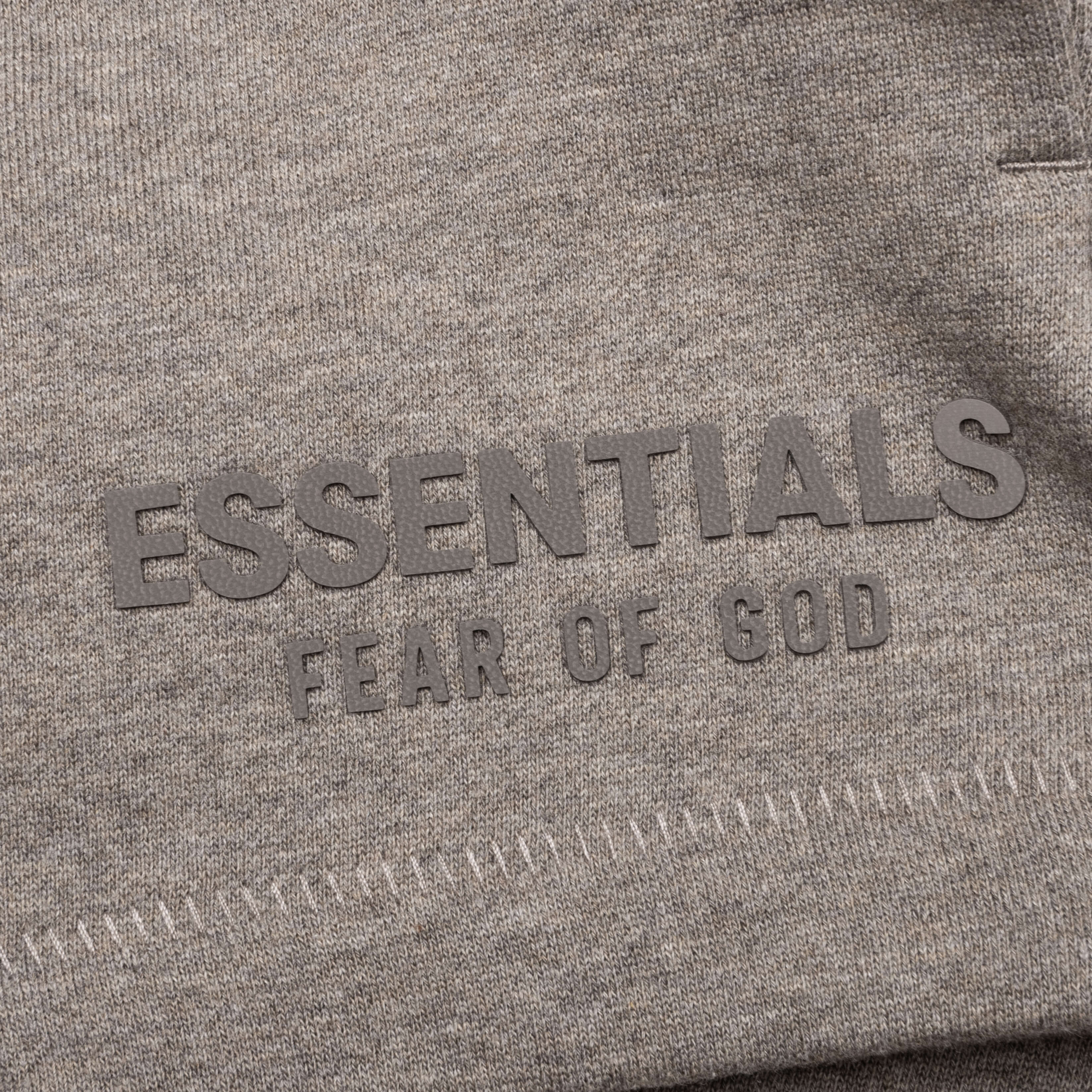 Essentials Kid's Sweatshort - Heather Grey - Image 5