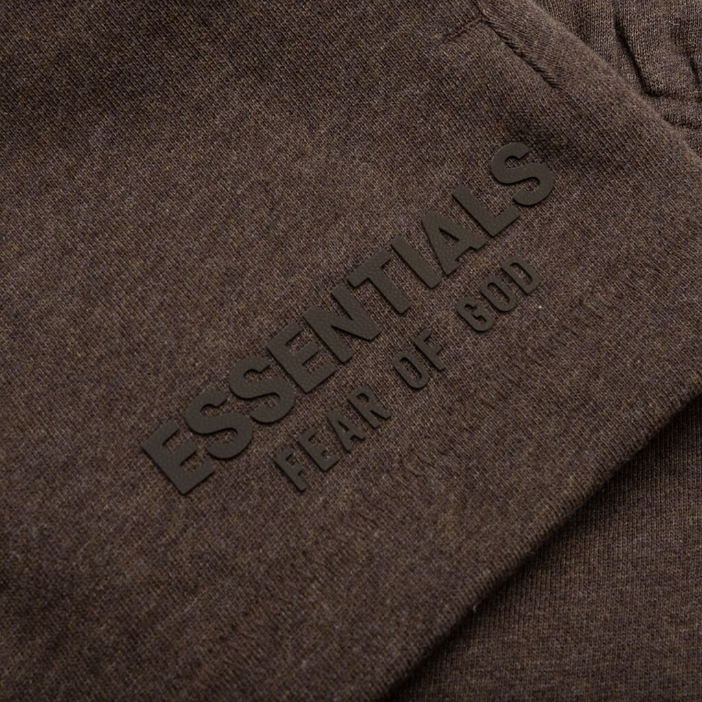 Essentials Kid's Sweatshort - Heather Wood - Image 4