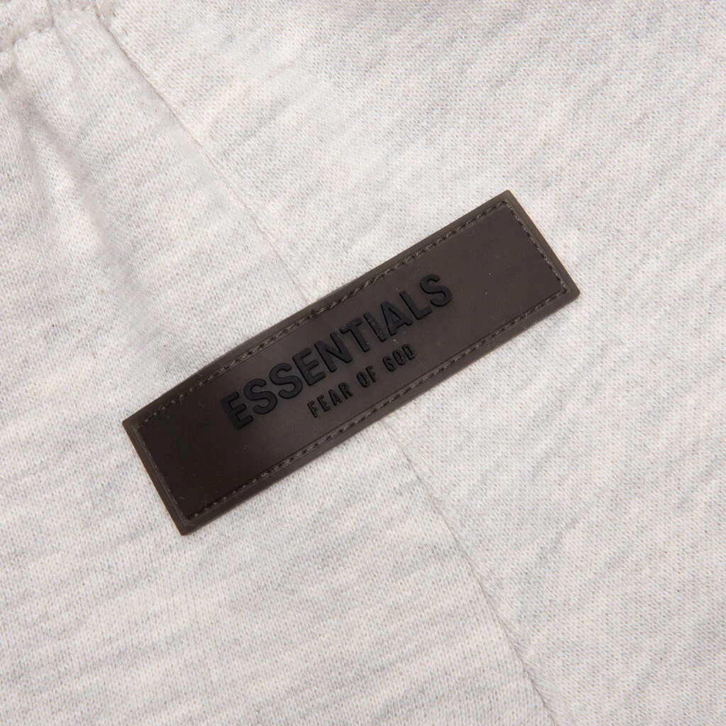 Essentials Kid's Core Sweatshort - Light Oatmeal - Image 3