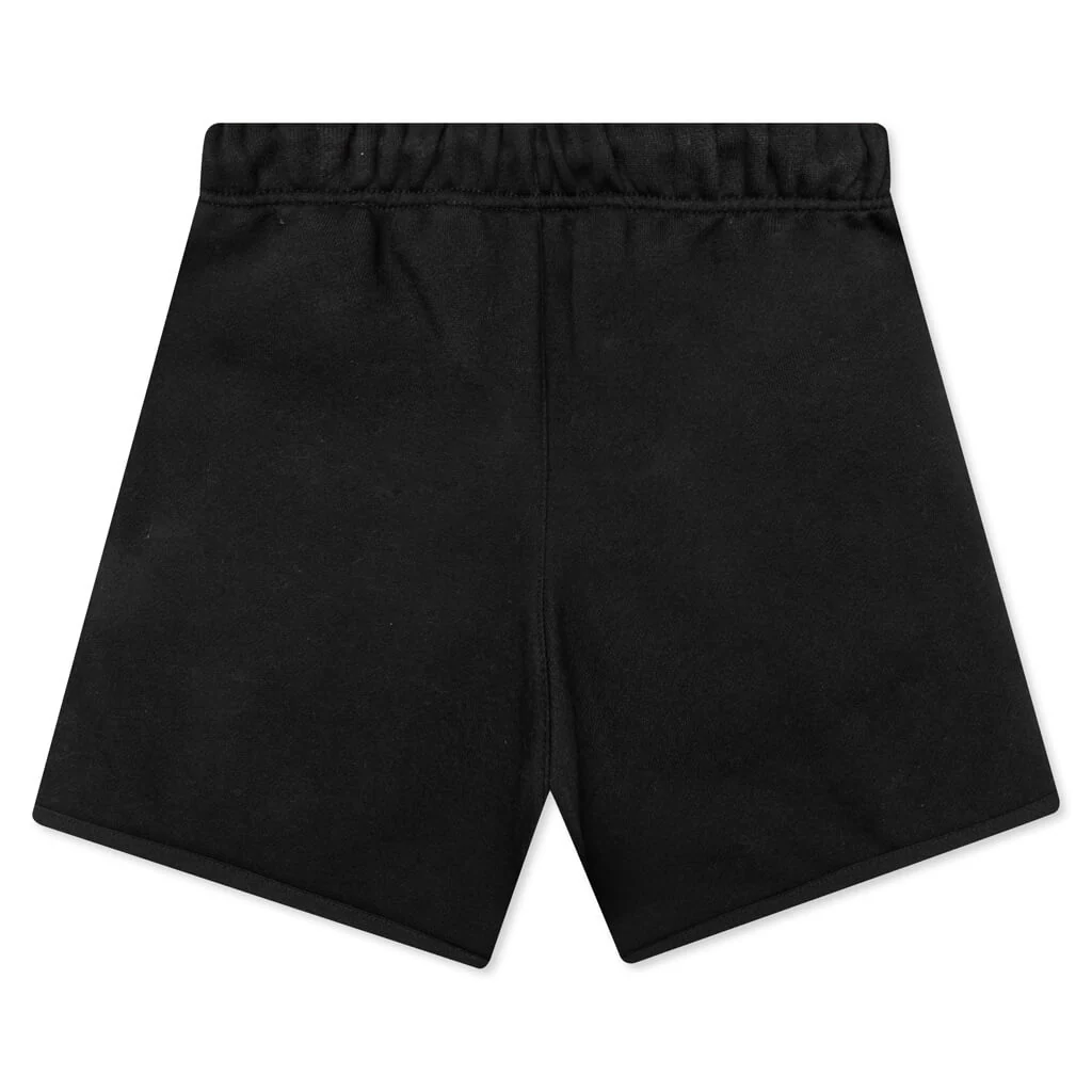 Kid's Sweatshorts - Jet Black - Image 2