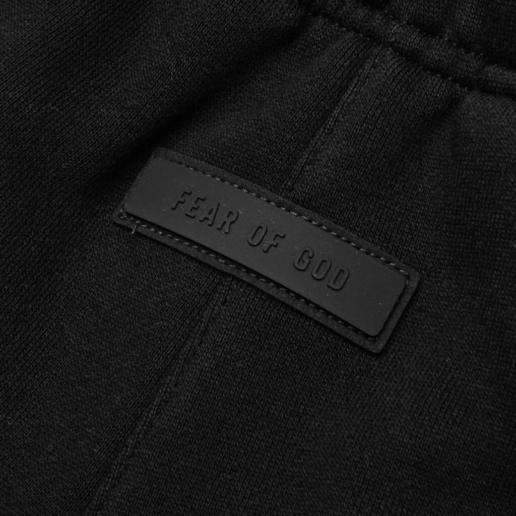 Kid's Sweatshorts - Jet Black - Image 3