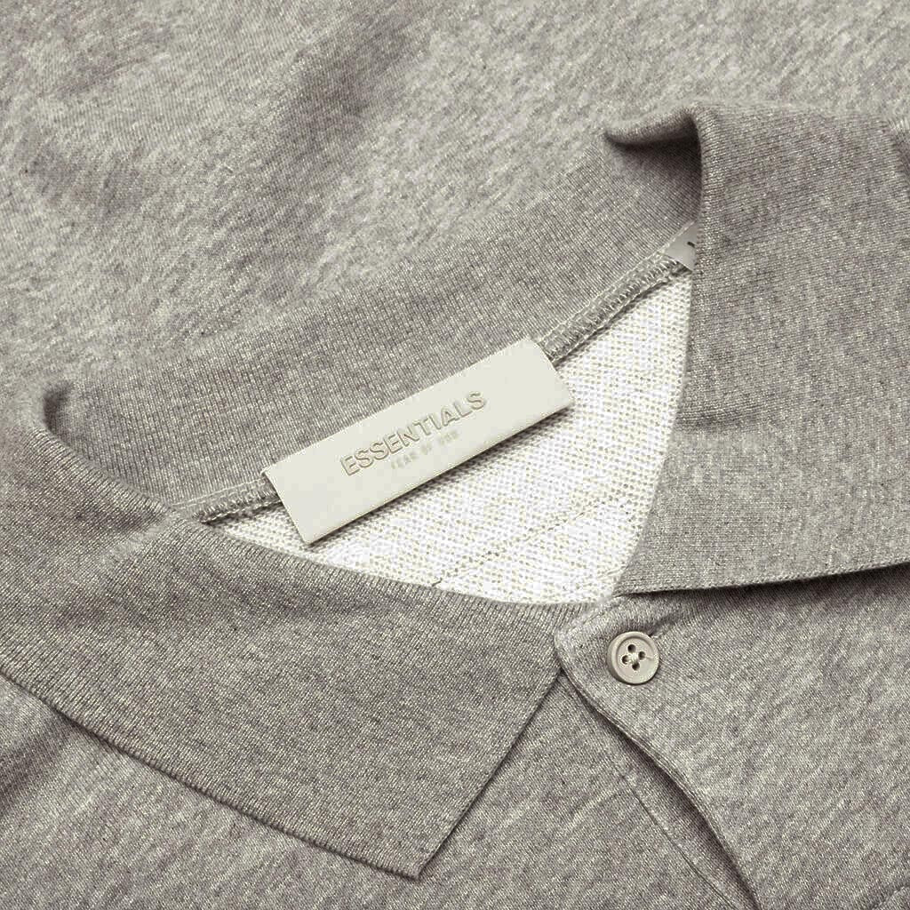 Core L/S Polo - Dark Oatmeal - Image 3