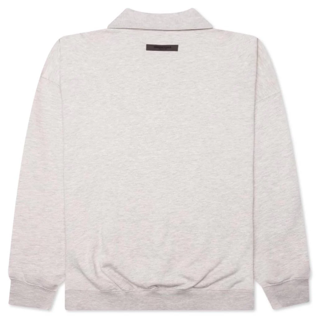 Core L/S Polo - Light Oatmeal - Image 2